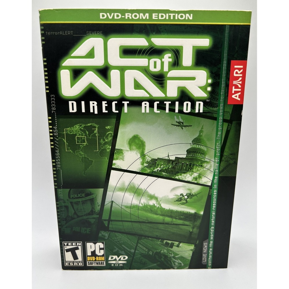 Act of War Direct Action DVD Edition by Atari Video Game PC
